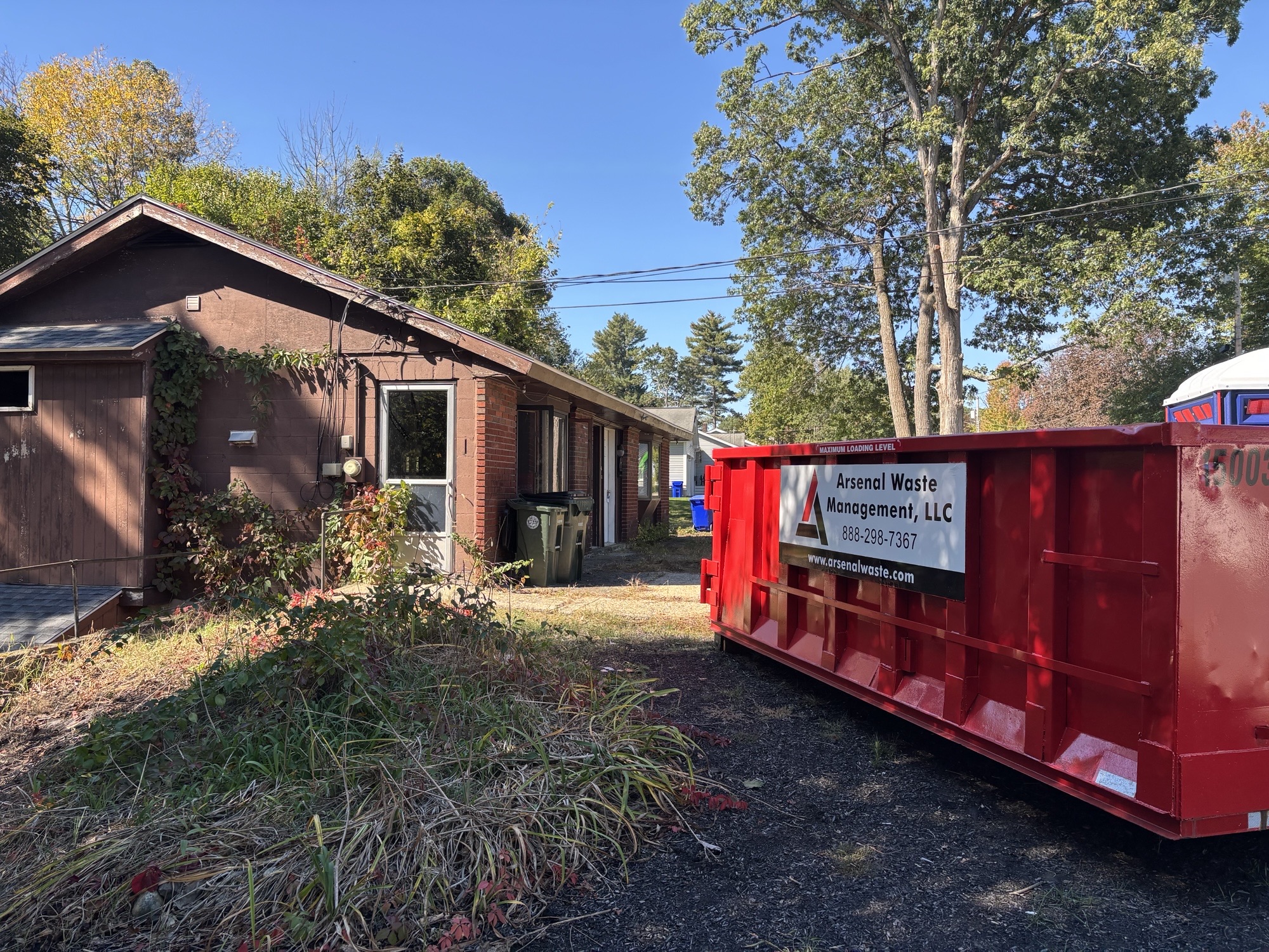 Residential dumpster rental Hudson NH